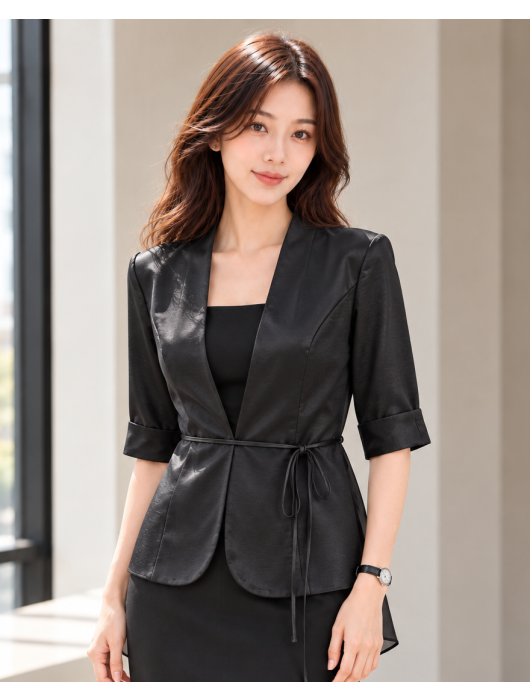 black-jacket-skirt-halfbody-crop